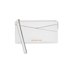thumbnail image 1 of Cartera de mano Michael Kors Jet Set mediana con logo, blanco óptico, 1 of 1