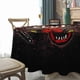 thumbnail image 3 of El Club Hellfire Mantel Redondo con Estampado Icónico de Temática, Se Adapta a la Mayoría de Mesas, Fácil de Cuidar, Regalo Perfecto para Aficionados, Amigos y Familia.180cm, 3 of 5
