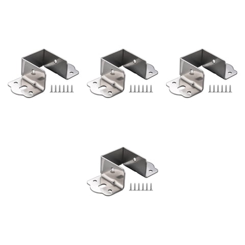 Bothyi - 4 Piezas De Soportes Para Riel De Bisagra De Cama De Acero Inoxidable Resistentes A La Oxidación Con Tornillo De 40 Mm