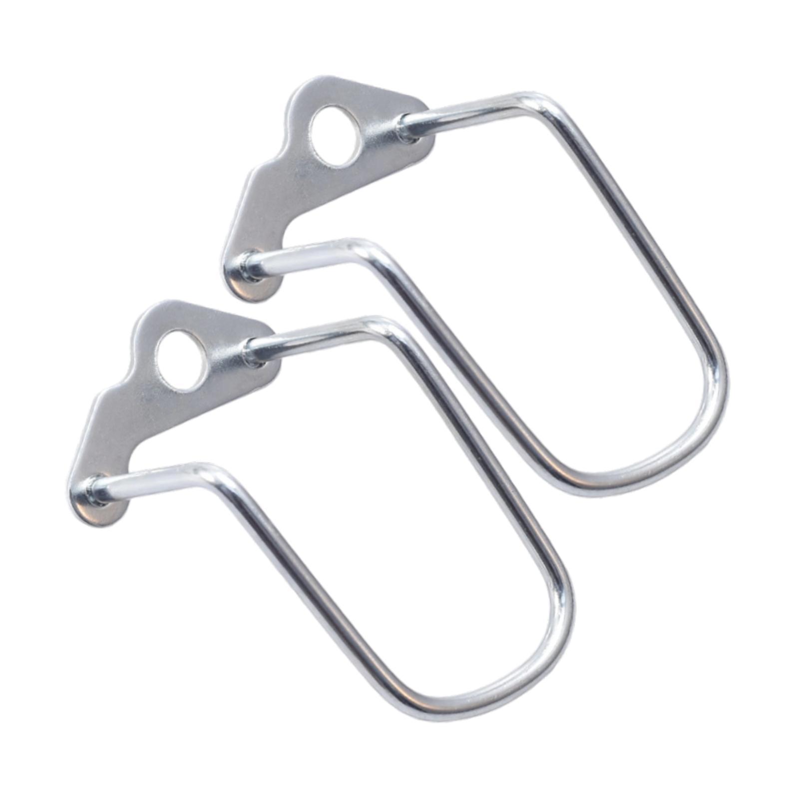 Ioensy - 2 Protectores De Desviador Trasero Para Bicicleta Plegable (Plata)
