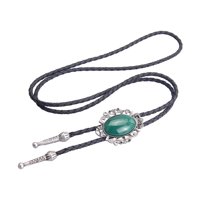 Ioensy - Accesorio De Ropa Con Colgante Ovalado Estilo Retro Bolo Tie Para Boda De Graduación