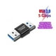 thumbnail image 3 of Adaptador USB a USB 3.0 Radio del auto Conector USB a USB 3.0 Acoplador USB normal a USB Normal, 3 of 4