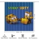 thumbnail image 2 of Juego de Cortina de Ducha de 4 Piezas Desmarcar Temática Stinky y Dirty, 2 of 6