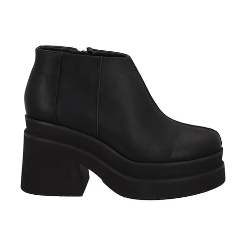 Botin Mujer Negro Plataforma Zeta Police