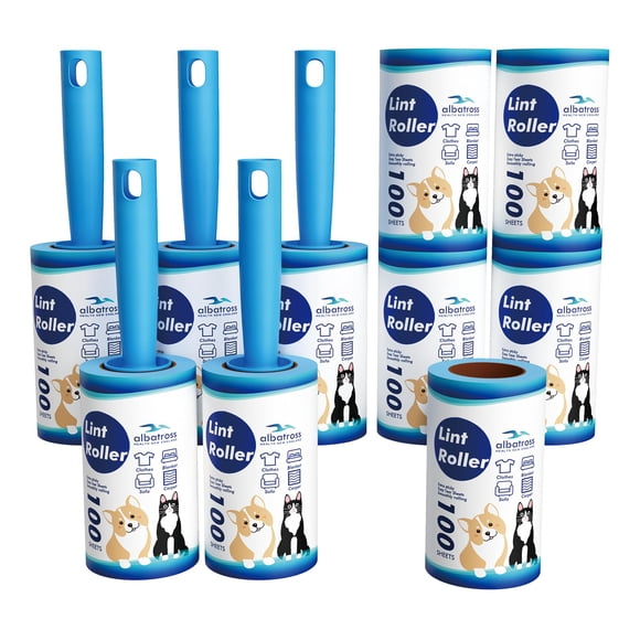 Lint Roller Albatross Health New England, 1000 hojas extra adhesivas