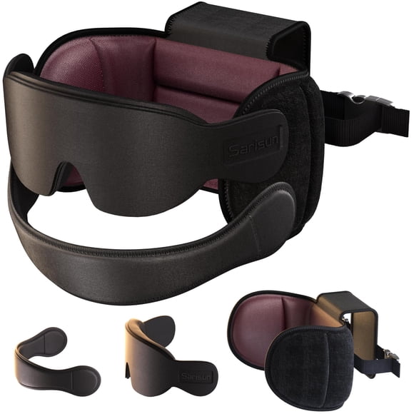 Almohada de Viaje SARISUN con Correa para el Mentón y Soporte 360°