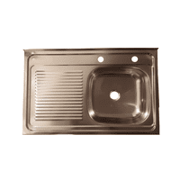 Cubierta Lavaplatos Sobreponer 80Cm + Sif/Des Izquierdo