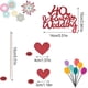 thumbnail image 3 of 1 pieza de adorno para tarta de 40.º aniversario, adorno para tarta de bodas de rubí con 14 adornos de corazón, adornos rojos para tarta de 40.º aniversario de bodas, adorno con purpurina para fiesta, 3 of 7