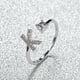 thumbnail image 1 of Stylish Silver A-Z Initial Rings for Weddings, Bridesmaids, and Couples - Perfect Gifts for Love and Fashion, 1 of 5