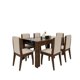 thumbnail image 1 of Comedor Lorenzi 6 Sillas Marron/Negro, 1 of 8
