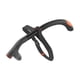 thumbnail image 1 of Snorkel De Buceo Snorkel Húmedo Estable Para Entrenamiento De Apnea Pesca Submarina Naranja, 1 of 3