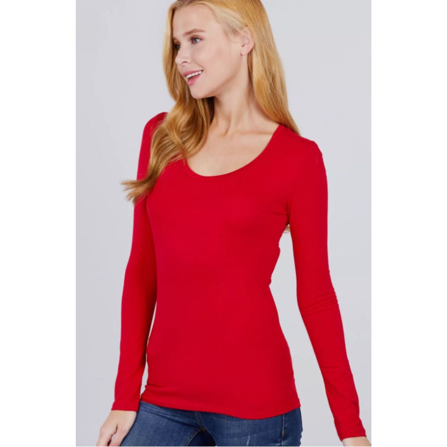 Likeshop - Camiseta Mujer Elasticada Forro Polar Manga Larga 2419