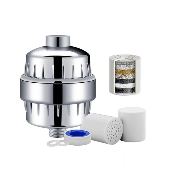Filtro Purificador Agua Para Ducha Universal + 2 Repuestos
