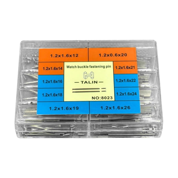 Caja De Barras De Resorte Para Relojes, Accesorios Para Relojes, Herramientas De Reparación De Eslabones De Correa De Repuesto De 1,2 Mm