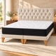 thumbnail image 2 of Cama Europea 2 Plazas Base Dividida Respaldo Capitoné Lino Beige Completa, 2 of 7