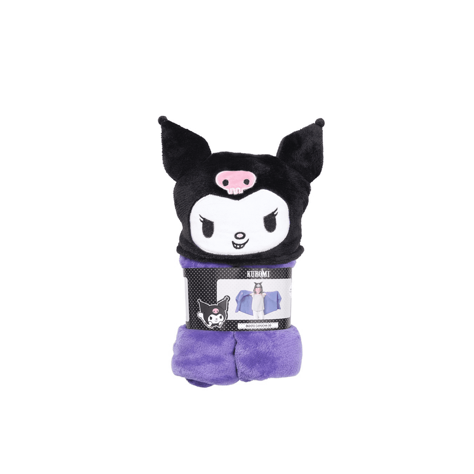 Windsor - Manta Con Capucha 3d Para Niños Kuromi