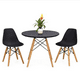 thumbnail image 2 of Mesa De Comedor Redonda Tipo Eames 120cm - Negro, 2 of 3