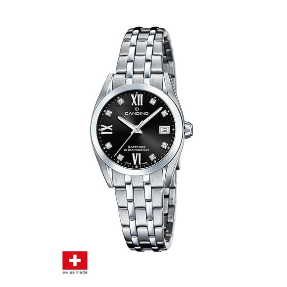 Reloj C4703/C Candino Swiss Negro Hombre Couples Classic