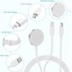 thumbnail image 4 of Cargador De Celular Inalambrico 3 en 1 USB Magnetico y compatible Iphone y Iwatch Carga Rapida 3A 30W Smartphone Android para Iphone pared casa redondo, 4 of 5