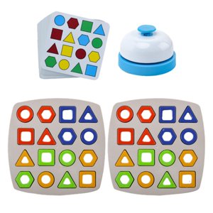 Magideal - Juego De Apilador Geométrico, Habilidad Motora Fina, Coordinación Mano-Ojo, Rompecabezas De Combinación De Formas , Con Campana