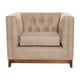 thumbnail image 1 of Sofa Roma 1C Cuero Colorado Beige, 1 of 4