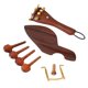 thumbnail image 2 of Juego De Piezas De Violín De Palisandro 4/4, Clavijas De Afinación Para Barbilla, Afinadores De Cordal, Clavija Final, 2 of 5