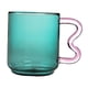 thumbnail image 2 of Taza De Cristal Colorida Taza De Bebida De Desayuno 15 Oz Para Oficina De Agua Con Leche, 2 of 5