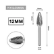 thumbnail image 5 of "Set 10 Fresas Rotativas Belug Para Metal, Taladro Y Dremel, Lima plata ", 5 of 5
