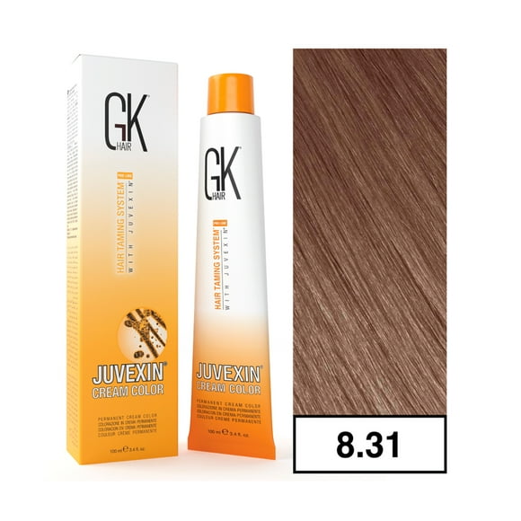 - Tintura Cream Color Permanente Vegana 100ml + Oxidante - 8.31 Rubio Claro Cenizo Dorado