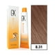 thumbnail image 1 of - Tintura Cream Color Permanente Vegana 100ml + Oxidante - 8.31 Rubio Claro Cenizo Dorado, 1 of 2