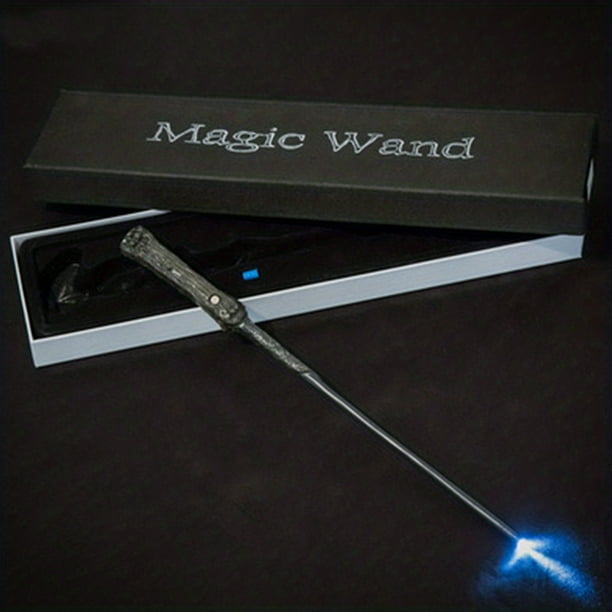1pc Glowing Wizard Wand, Adult And Child Magic Witch Accessories, Wizard Series Role-playing Accessories And Gift Box