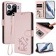 thumbnail image 2 of Funda de Gato tipo Libro para Xiaomi 15 Pro, Rosa, 2 of 6