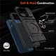 thumbnail image 5 of Para Motorola Moto G Stylus 5G 2025 Funda de Teléfono con Soporte de Anillo para Dedo y Pata de Apoyo, Ranuras para Tarjetas, Resistente a Golpes, Resistente, Protectora, Compatible con Soporte, 5 of 7