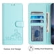 thumbnail image 4 of Funda tipo cartera FOXDOCK para Motorola Edge 60 Pro con soporte, ranuras, RFID, diseño de gato, 4 of 5