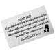 thumbnail image 2 of Tarjeta De Inserción De Billetera Grabada Tarjeta De Billetera Para Aniversario Boda Del Día De La Madre, 2 of 3