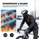 thumbnail image 5 of Pantalones de ciclismo ROCKBROS Wind Breaker Winter Hombre Negros, 5 of 9