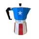 thumbnail image 4 of Cafetera PRK 14 de Puerto Rico – Cafetera Moka de Aluminio con Diseño de la Bandera Puertorriqueña | Espresso Tradicional para Cocina en Estufa Auténtico Café Boricua, 4 of 9