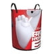 thumbnail image 2 of Grandes Héroes Cesta de lavandería de gran capacidad redonda con asa, bolsa para ropa sucia plegable, almacenamiento para dormitorio, baño y lavadero 44x35 cm, 2 of 6