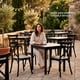 thumbnail image 5 of Pack 2 Sillas Comedor Terraza Apilables Polipropileno Modernas Crossback Negras, 5 of 8