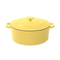 Cazuela Cuisinart Chef'S Classic Hierro Fundido Esmaltado 7 Litros Amarillo