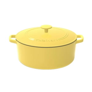 Cazuela Cuisinart Chef'S Classic Hierro Fundido Esmaltado 7 Litros Amarillo