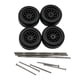 thumbnail image 3 of 4 Piezas Ruedas Y Neumáticos De Coche RC Accesorios De Coche De Aleación RC Para Escala 1/64 DIY Estilo Negro C, 3 of 5
