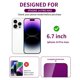 thumbnail image 2 of Protector de pantalla Ifaeveus para iPhone 14 Pro Max (Pack de 3) - Privacidad, 2 of 6