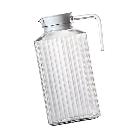 Bothyi - Jarra De Agua Inastillable Con Asa, Jarra Acrílica Para Té, Limonada, Leche, 2L