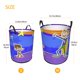 thumbnail image 5 of Hombre Servilleta Cesta de lavandería de gran capacidad redonda con asa, bolsa para ropa sucia plegable, almacenamiento para dormitorio, baño y lavadero 44x35 cm, 5 of 6