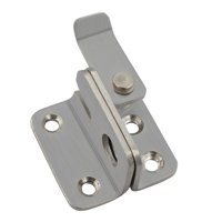 Bothyi - Pestillo Abatible Para Puerta, Pestillo De Seguridad Para Puerta, Cierre Para Ventana De Garaje, Granero, Plateado, S, Abierto A La Derecha