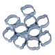 thumbnail image 2 of CLIPS DOBLES PARA OREJAS DE 15-18 MM, ABRAZADERA O, ACERO ZINCADO, PAQUETE DE 10, 2 of 5