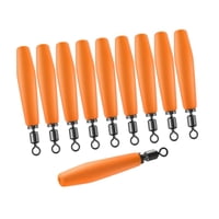 Magideal - Paquete De 10 Asientos Flotantes Deslizantes, Aparejos De Pesca Para Peces Y Carpas, Fáciles De Usar, Ligeros, Para Agua Dulce Y Salada, Portátiles, F Xs