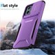 thumbnail image 2 of Funda Resistente para Motorola Moto G 5G 2023 con Tapa Deslizante y Protección Militar Morado, 2 of 6