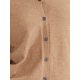 thumbnail image 5 of Suéter Ligero de Mujer INSPIRE CHIC Cuello Redondo con Botones y Manga Larga Cárdigan M Camel, 5 of 6